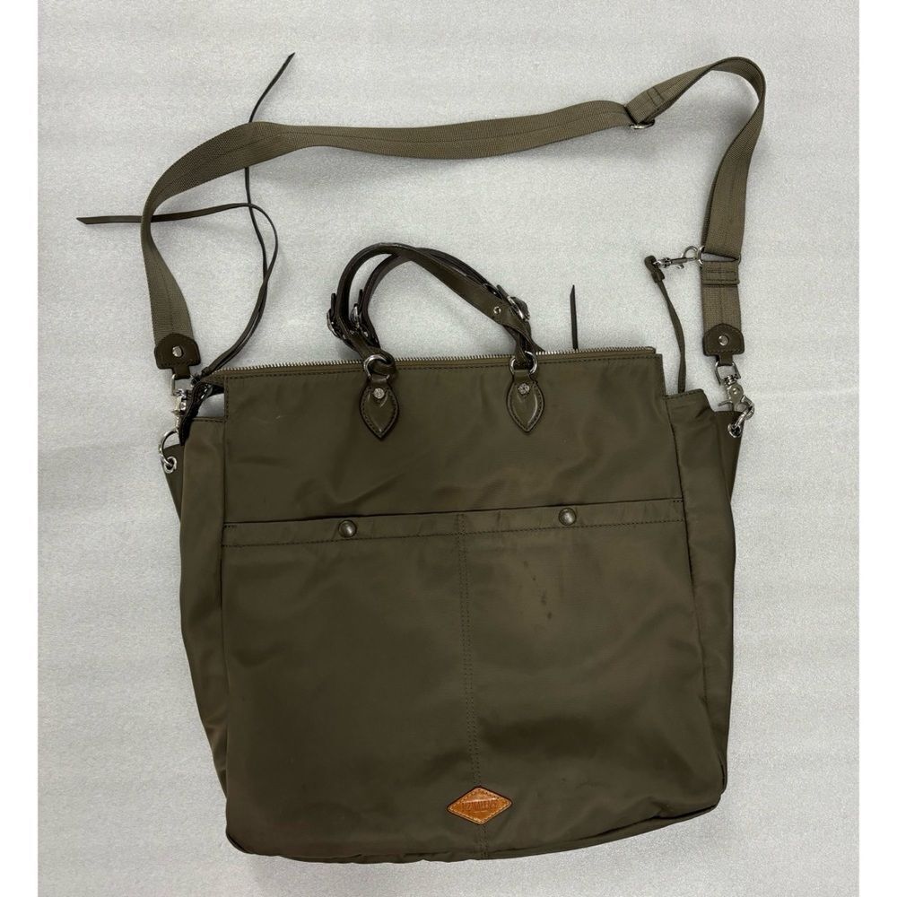 MZ Wallace Andie Bedford Crossbody Satchel Tote Bag in Sage